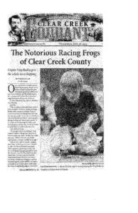 racing frogs article